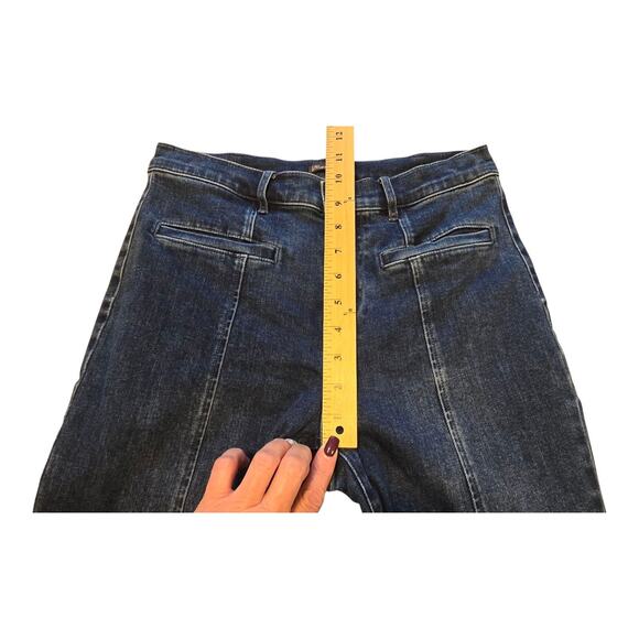 J McLaughlin Jeans Womens 4 Blue Straight Leg Mid-Rise Med Wash Classic Preppy - Picture 11 of 12